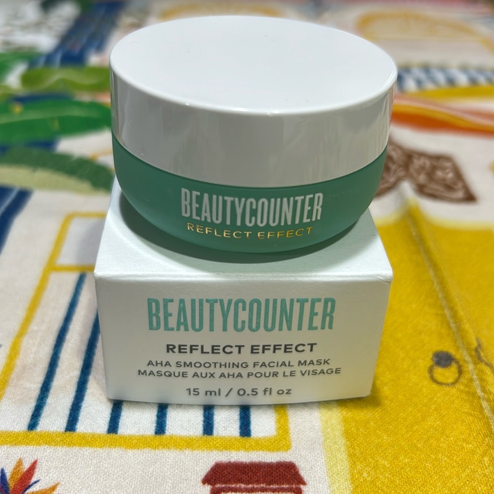 Beautycounter Reflect Effect AHA Smoothing Facial Mask 0.5 fl oz New in the Box